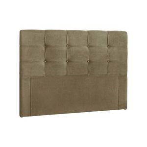Cabeceira Cama Box Estofada Casal Casal Clean Plus Suede Bege - Simbal