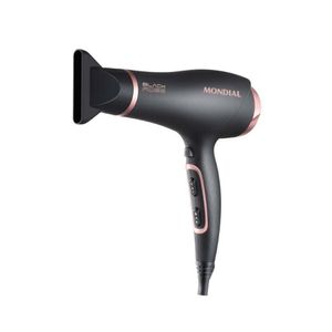 Secador De Cabelos Sc-37 Mondial Preto Com Rosa 110v