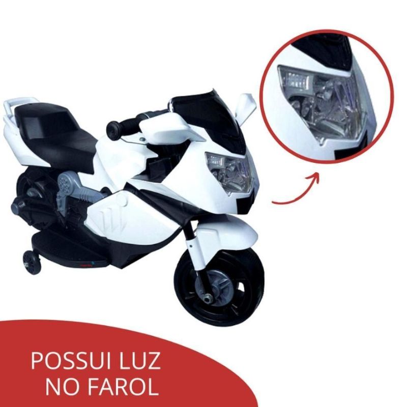 Motoca Infantil Passeio Eletrica 7,5v Com Luz Farol Musica