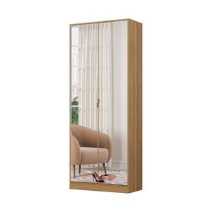 Sapateira 2 Portas 1 Gaveta e Espelhos Cr35179 Amêndola Amêndola