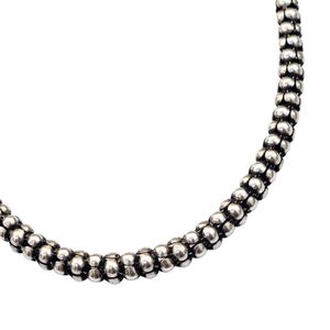 Corrente Pipoca 4,4mm Prata De Bali 925 - 40cm