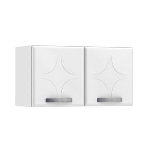 Armário De Cozinha Modulado Rubi 2 Portas Branco - Telasul