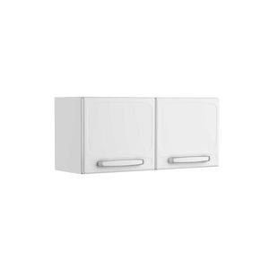 Armário Aéreo P- Cozinha Evidence 7004 C- 2 Portas 80cm Branco - Bertolini