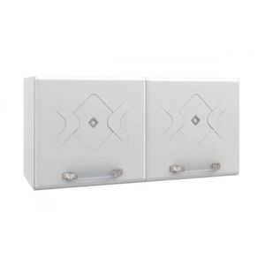 Armário Aéreo P- Cozinha Mirage New C- 2 Portas 80cm Branco - Telasul