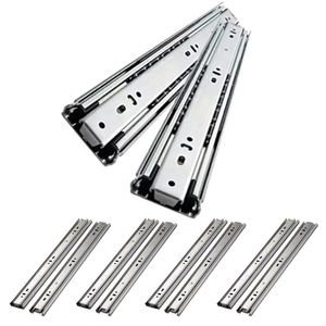 04 Pares Corrediça Gaveta Trilho Telescópico 40 Cm Para 35kg