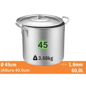 Caldeirao Standard Nr 45 60L Real 9745 - 2220