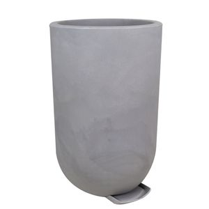 Vaso Decô Alto 50 X 80 Cm Cor 19 - Antique Cimento