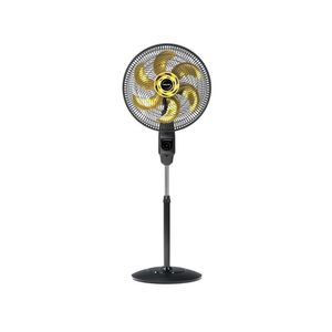 Ventilador De Coluna 40cm Chronos Pr/dr 220v Mallory Preto/dourado