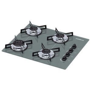 Cooktop 4 Bocas Ultra Chama Chamalux Cinza