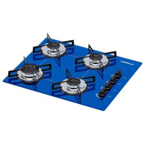 Cooktop 4 Bocas Ultra Chama Chamalux Azul
