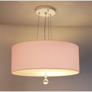 Luminária 3 Focos 15w 4943 Tom Luz Iluminação Rosa-bebê