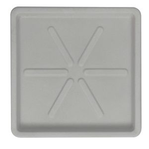 Base Quadrada 30 X 3 Cm Cor 19 - Antique Cimento