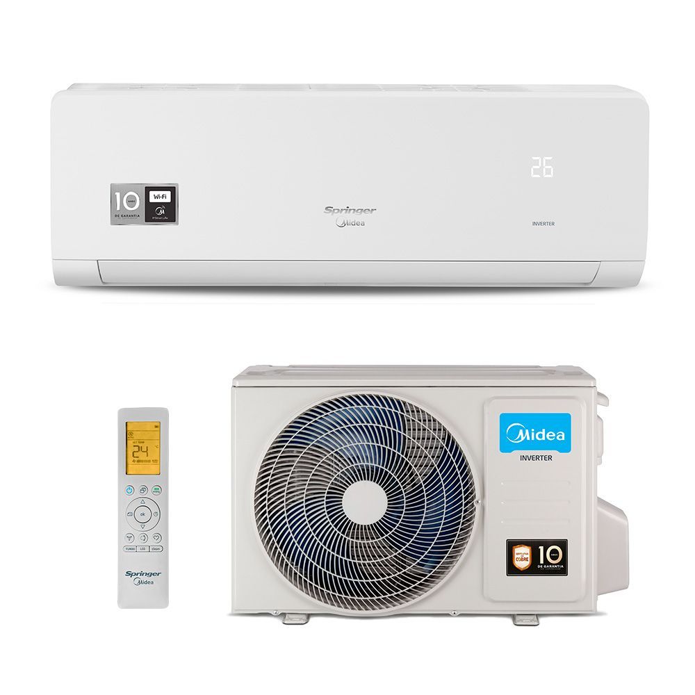 Ar Condicionado Split Hw Inverter Xtreme Save Connnect Springer Midea 12000 Btus Quente/frio 220v Monofásico 42agvqi12m5