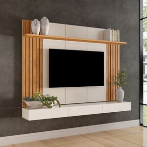 Painel Home Para Tv Até 84 Polegadas 220cm Supreme Carvalho Oro - Off-white