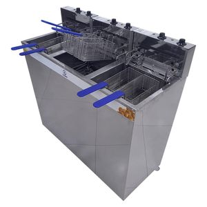 Fritadeira Elétrica água E óleo Jl Colombo Gabinete 3 Cubas 18 Litros Cada 5000w 148301