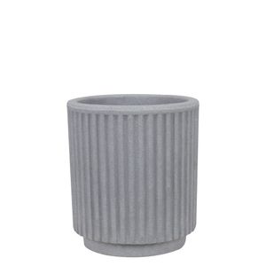 Vaso Sp27 Cilindro 20 X 23 Cm Cor 19 - Antique Cimento