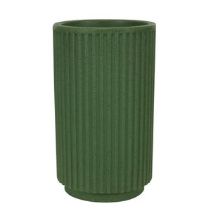Vaso Sp27 Cilindro 20 X 35 Cm Cor 53 - Oliva Artstone