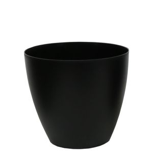 Vaso Bagé 16 X 15 Cm Cor 07 - Preto Sólido
