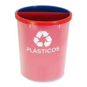 Lixeira Mix 25 Litros Coleta Seletiva Com 2 Divisões Mix2