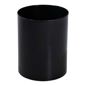 Lixeira Plástica 12l Sem Tampa Cor:preto