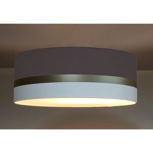 Luminária Faixa Dupla Tom Luz Iluminação Preto-bronze-branco