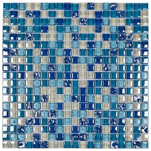 Pastilha De Vidro Galiano 30x30cm Azul