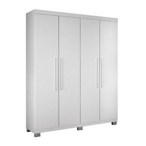 Guarda Roupa Master 4 Portas 3 Gavetas Benetil Branco