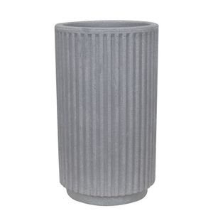 Vaso Sp27 Cilindro 20 X 35 Cm Cor 19 - Antique Cimento