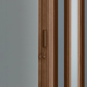 Porta Sanfonada Pvc Translúcida 210x72cm Bcf Imbuia