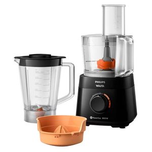 Processador De Alimentos Philips Walita Powerchop Ri7300 3 Em 1 Com 2 Velocidades 600 W Preto 110v