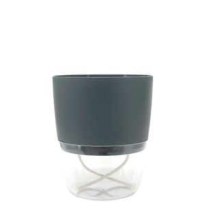 Cachepot Acqua Autoirrigável 12 Cm Cor 04 - Grafite Sólido