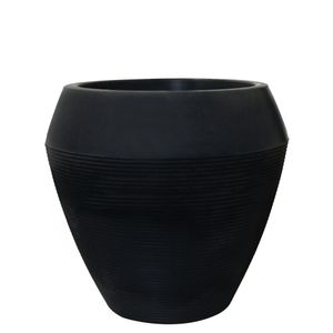Vaso Iguatemi 31 X 43 Cm Cor 07 - Preto Sólido