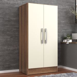 Armário Multiuso Vaticano 2 Portas Castanho-of Fwhite