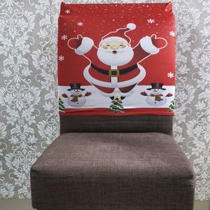 Capa P- Encosto De Cadeira De Jantar 06Pçs Gel Natal