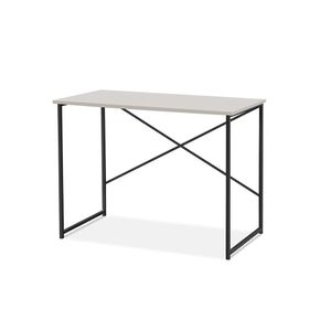 Aparador Steel 76 Cm Estilo Industrial Com Pés Em Aço Preto/off White Preto/off White