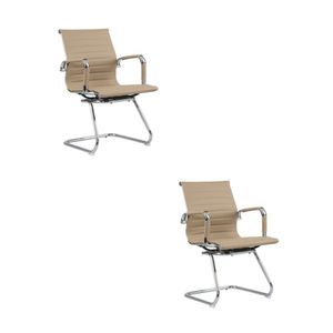 Kit Com 2 Cadeiras Base Fixa Manhattan Fendi