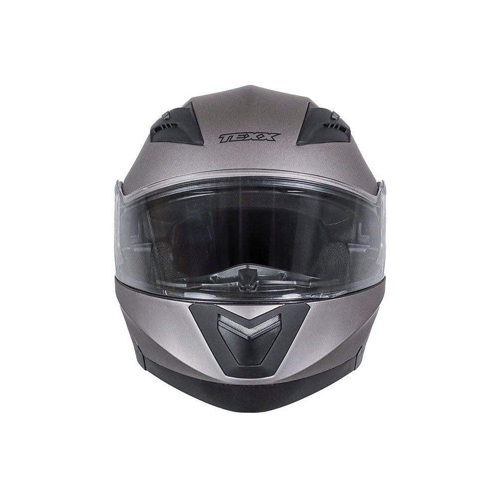 Capacete Moto Gladiator Texx V3 Escamoteável Robocop Chumbo em