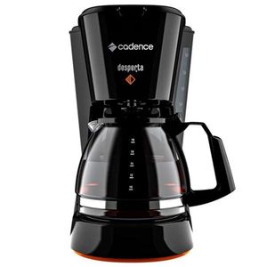 Cafeteira Elétrica 750ml Desperta Contrast Preta Cadence 220v