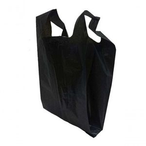 Sacola Plástica Reciclada Reforçada Preta Com 4kg Tamanho:35x45