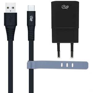 Kit Tomada + Cabo Usbc I2gkit001bk