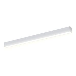 Luminária Sobrepor Taschibra Vetor Led Linear 35w Bivolt Branca 2700k Luz Quente