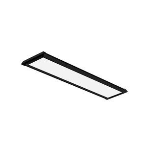 Luminária Led Taschibra Sobrepor 20w Tl Slim 10 Preta Bivolt 4000k Luz Neutra