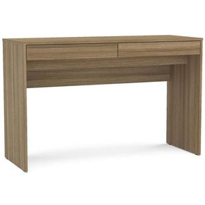Mesa Para Computador Ou Escritório Lindóia Com 2 Gavetas Politorno Castanho