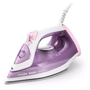 Ferro De Passar A Vapor Base De Cerâmica Com Spray Philips Walita 3000 Series Rosa 2000 W Rosa 220v