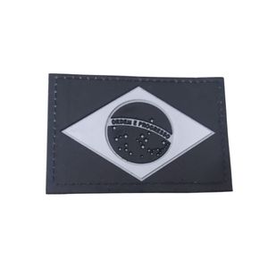 Patch Emborrachado Da Bandeira Do Brasil Em Pb Mira