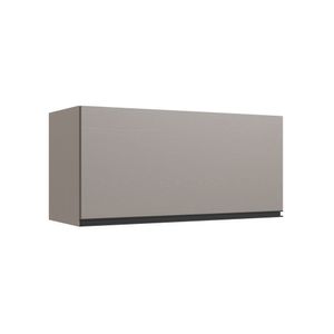 Armário Aéreo De Cozinha 80cm Menor 1 Porta Basculante Fume