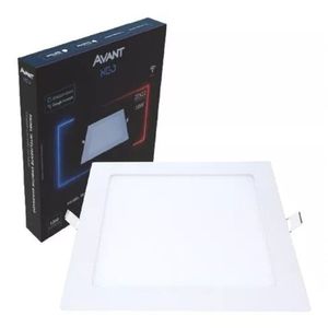 Painel Led Avant 18w Embutir Quadrado 2700k-6500k Wifi Branco - 18w