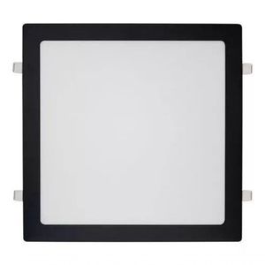 Painel Led Embutir 24w 4100k Preto Preto - 18w