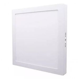 Painel Led Embutir Sobrepor 18w 4000k Quadrado Branco - 18w