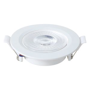 Spot Led Embutir Redondo 6w 6500k Branco Blumenau Branco - Bivolt
